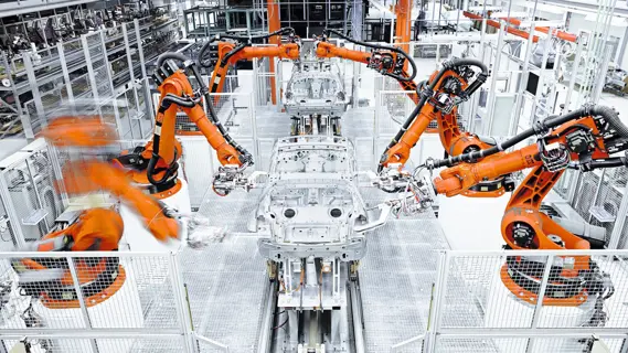 Roboter in der Automobilindustrie